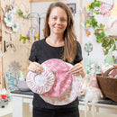 Fabric Bowl Cover Set, Set of 3, Butterfly Fields