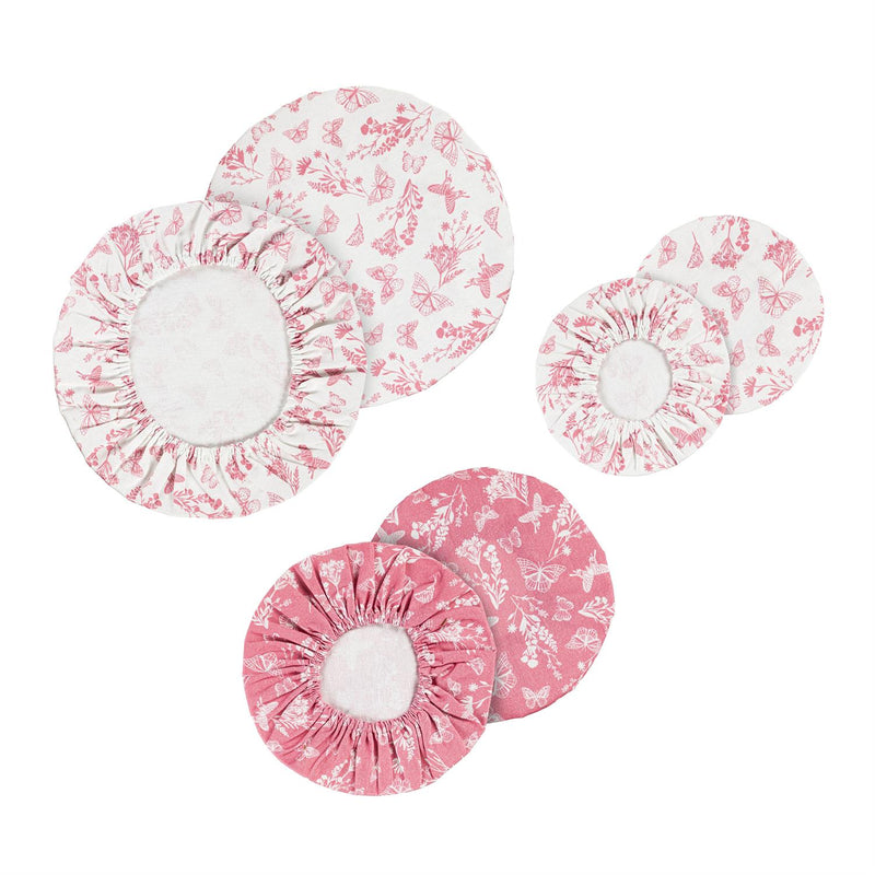 Fabric Bowl Cover Set, Set of 3, Butterfly Fields