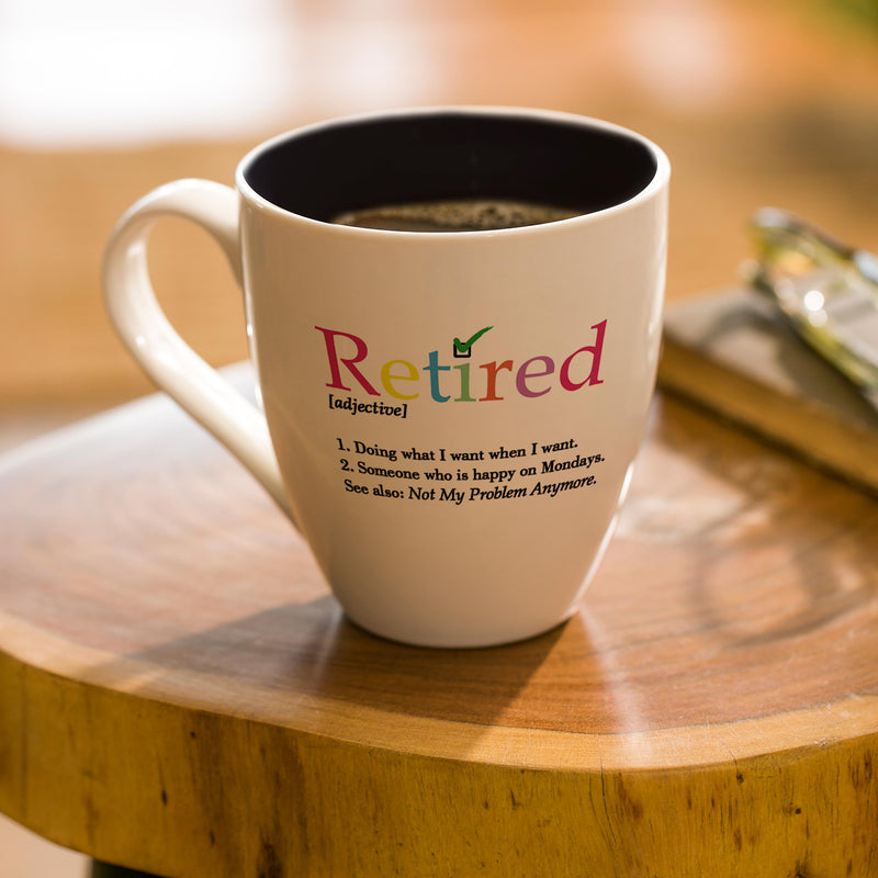 Retired Definition Ceramic Cup O' Java, 17oz, Gift Box