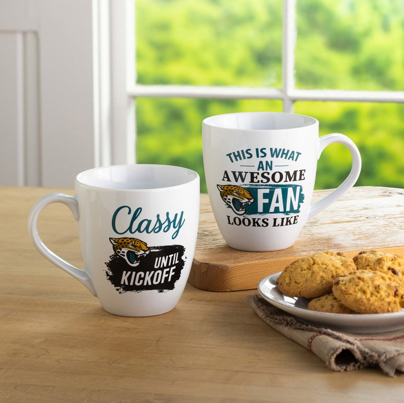 Jacksonville Jaguars, Ceramic Cup O'Java 17oz Gift Set