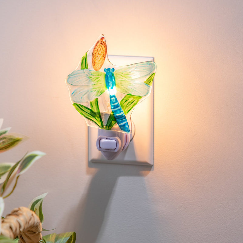 Glass Dragonfly Nightlight,3nt185