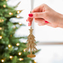 6.5" Glitter Christmas Tree Ornament,3orn085