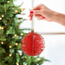 4" Round Bottlebrush Ornament