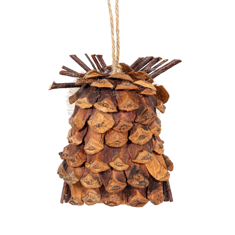 Woodland Storybook Ornament Natural Fiber Animal, Asst of 3