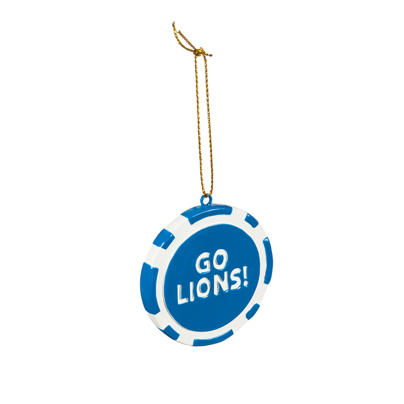 Game Chip Ornament, Detroit Lions,3ot3810pc