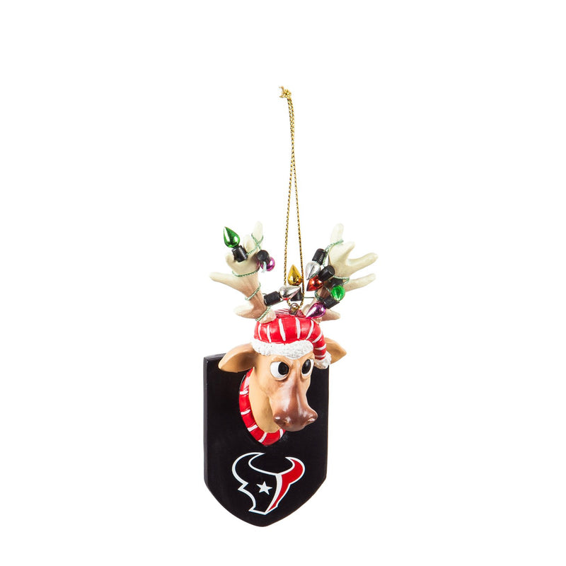 Houston Texans, Resin Reindeer Orn,3ot3812rro