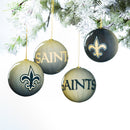 12pc Ornament Set, New Orleans Saints