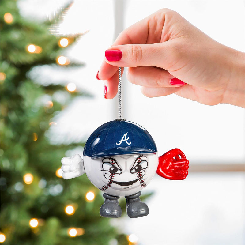 Atlanta Braves Ball Head Ornament