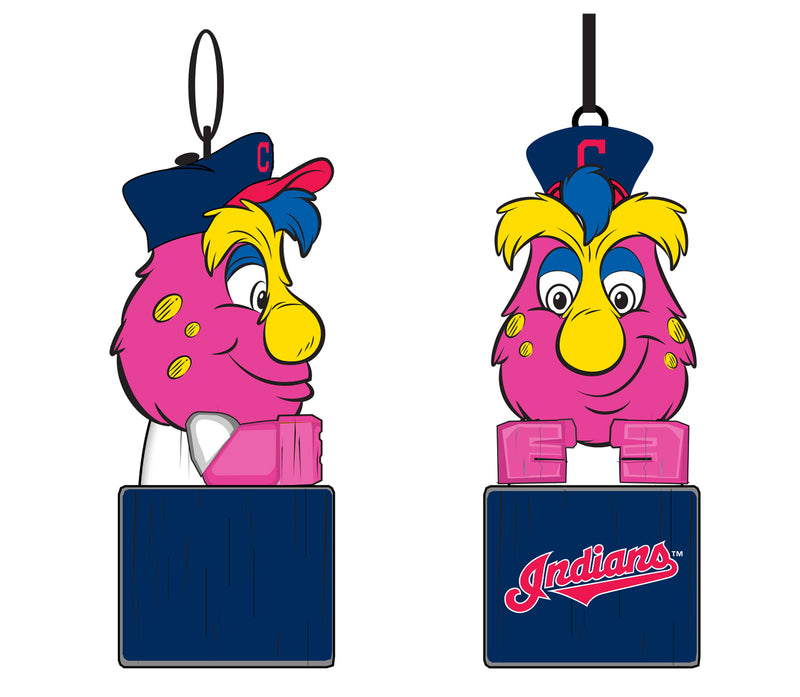 Mascot Ornament, Cleveland Indians,3ot4207masb