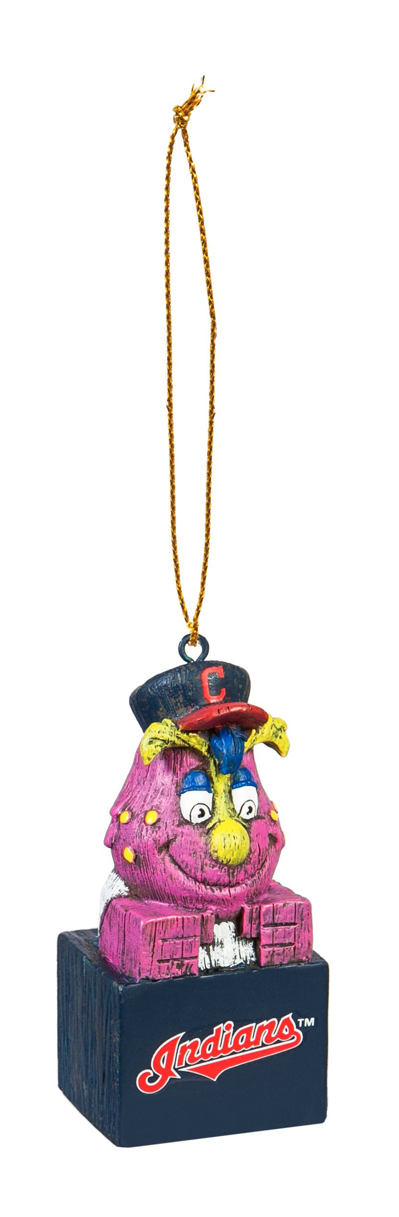 Mascot Ornament, Cleveland Indians,3ot4207masb