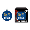Kansas City Royals Blown Glass Ornament