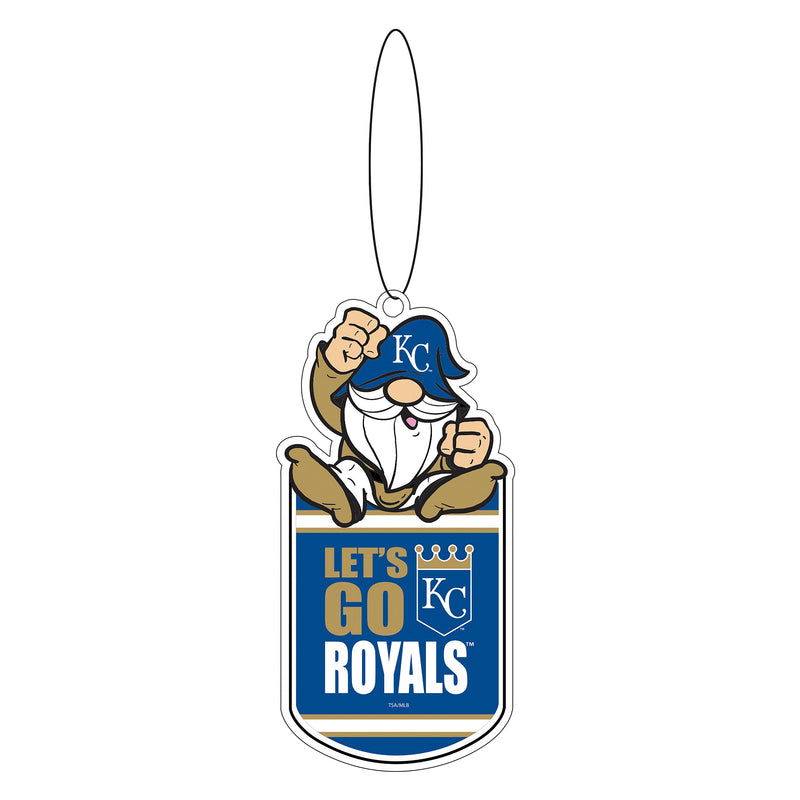 Kansas City Royals Gift Tag Ornament, Gnome Fan