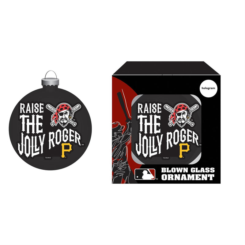 Pittsburgh Pirates Blown Glass Ornament