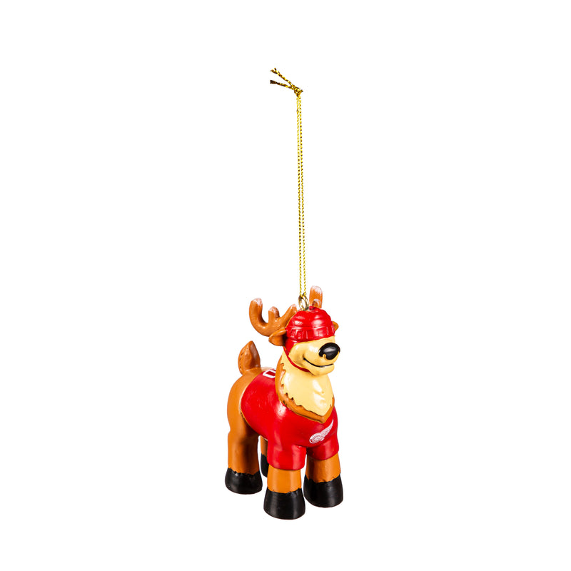 Reindeer Player Ornament, Detroit Red Wings,3ot4359rpo