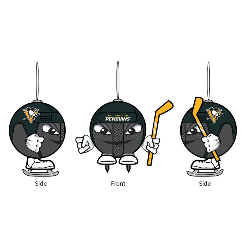 Pittsburgh Penguins, Ball Head Ornament,3ot4372bh