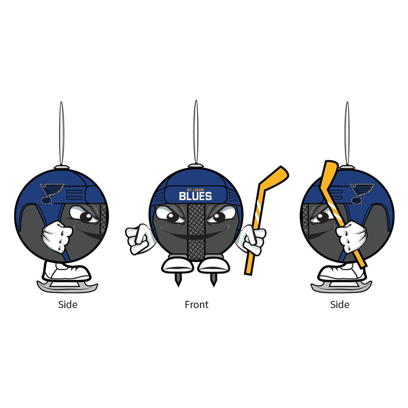 St Louis Blues, Ball Head Ornament