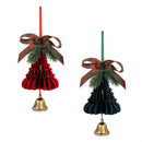 Joyful Traditions Ornament Tree with Bell Foldable Paper, Asst, 7"H