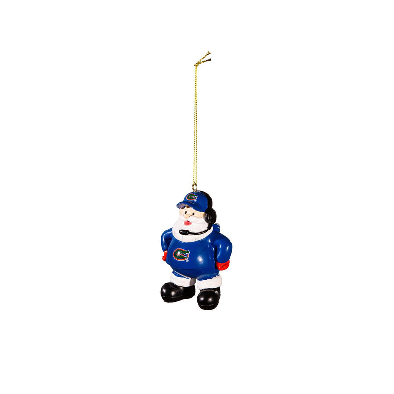 Coach Santa Ornament, University of Florida
