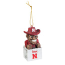 Mascot Ornament,  Nebraska,3ot949mas