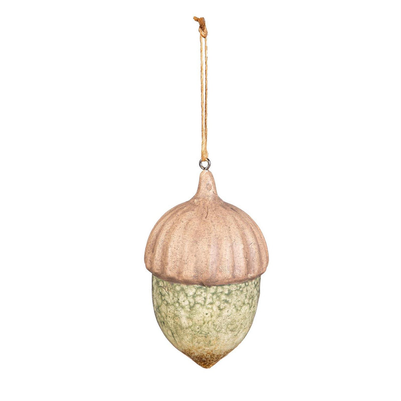 3.75" Ceramic Hanging Décor Set, Acorn