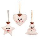 Fabric Snowman Shaped Ornament,3otf223