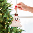 Fabric Snowman Shaped Ornament,3otf223