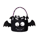 Bat Fabric Basket with Bat Hanging Decor Set