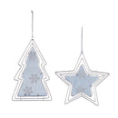 Glass Christmas Icon Ornament,3otg451