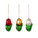 Tulip Glass Hanging Décor, 4"