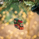 North Pole Express Ornament Train Glass, 4"L