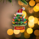 4" LED Ceramic Christmas Tree Ornament with Team Santa Hat, University of Southern California