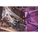 Metal Spider Ornament, Orange/Blue/Red/Purple/Green, 5 Assorted,3otm167