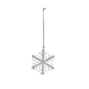 Beaded Metal Ornament, 2 Asst: Snowflake/Star