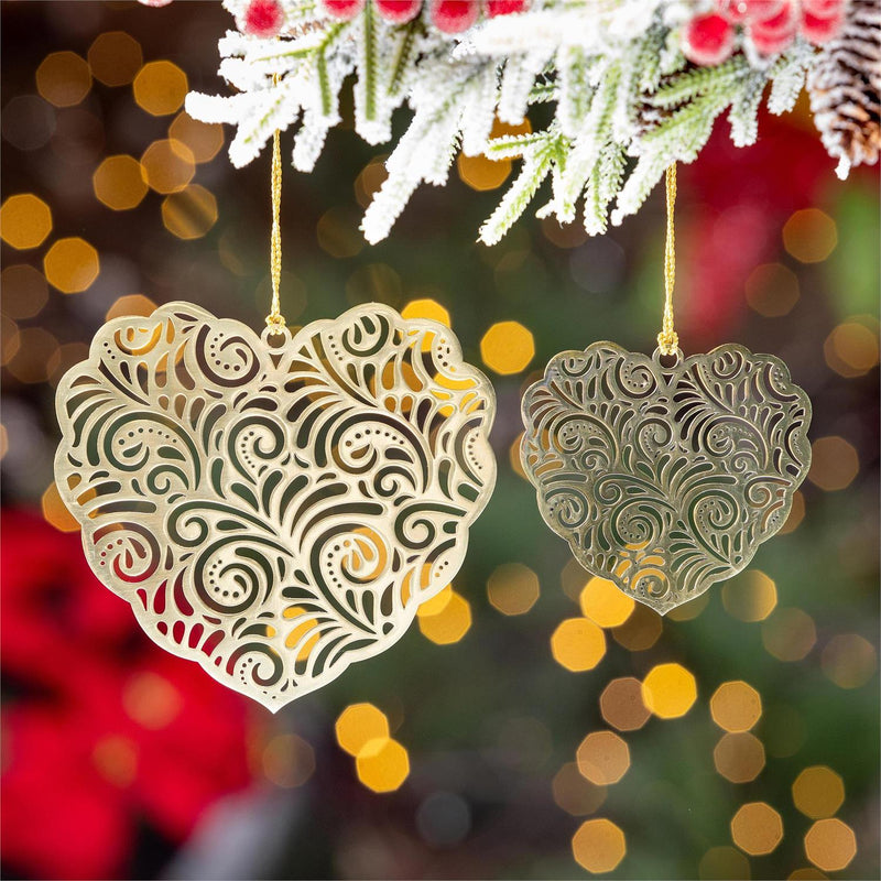 Joyful Traditions Ornament Heart Metal Set
