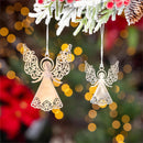 Nativity Ornament Angel Metal Set