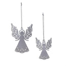 Nativity Ornament Angel Metal Set