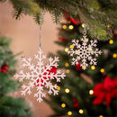 Season to Sparkle Ornament Snowflake Metal Set