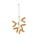 6" Metal Mistletoe Hanging Décor