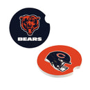 Chicago Bears Car Coaster Set, 2pc