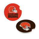 Cleveland Browns Car Coaster Set, 2pc