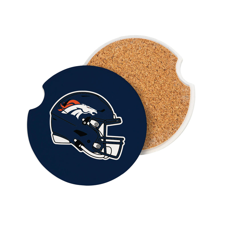 Denver Broncos Car Coaster Set, 2pc