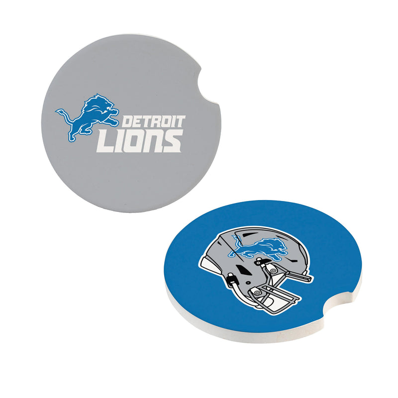 Detroit Lions Car Coaster Set, 2pc