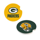 Green Bay Packers Car Coaster Set, 2pc