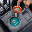 Miami Dolphins Car Coaster Set, 2pc