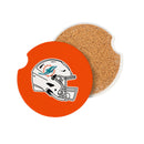 Miami Dolphins Car Coaster Set, 2pc