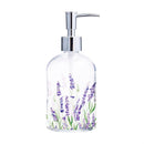 Glass Soap Dispenser, Lavender Fields
