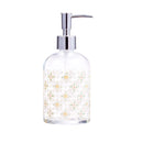 Glass Soap Dispenser, Birds in Blooms,3sd9863