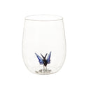 17oz. Stemless Figurine Glass w/ Gift Box, Butterfly,3sl1080