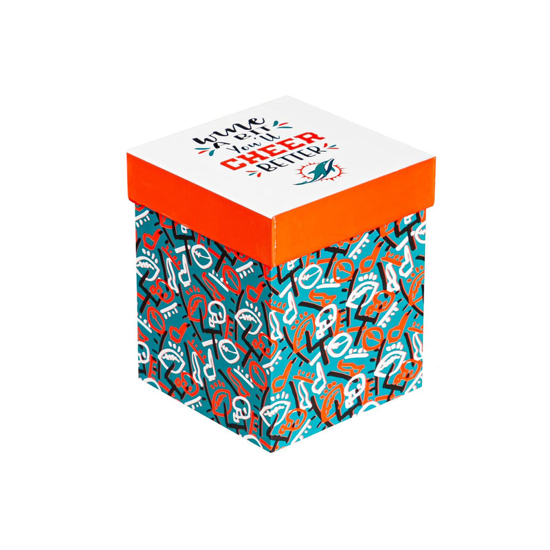 Miami Dolphins, 17oz Boxed Stemless Wine