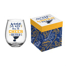 St. Louis Blues,17oz Boxed Stemless Glass